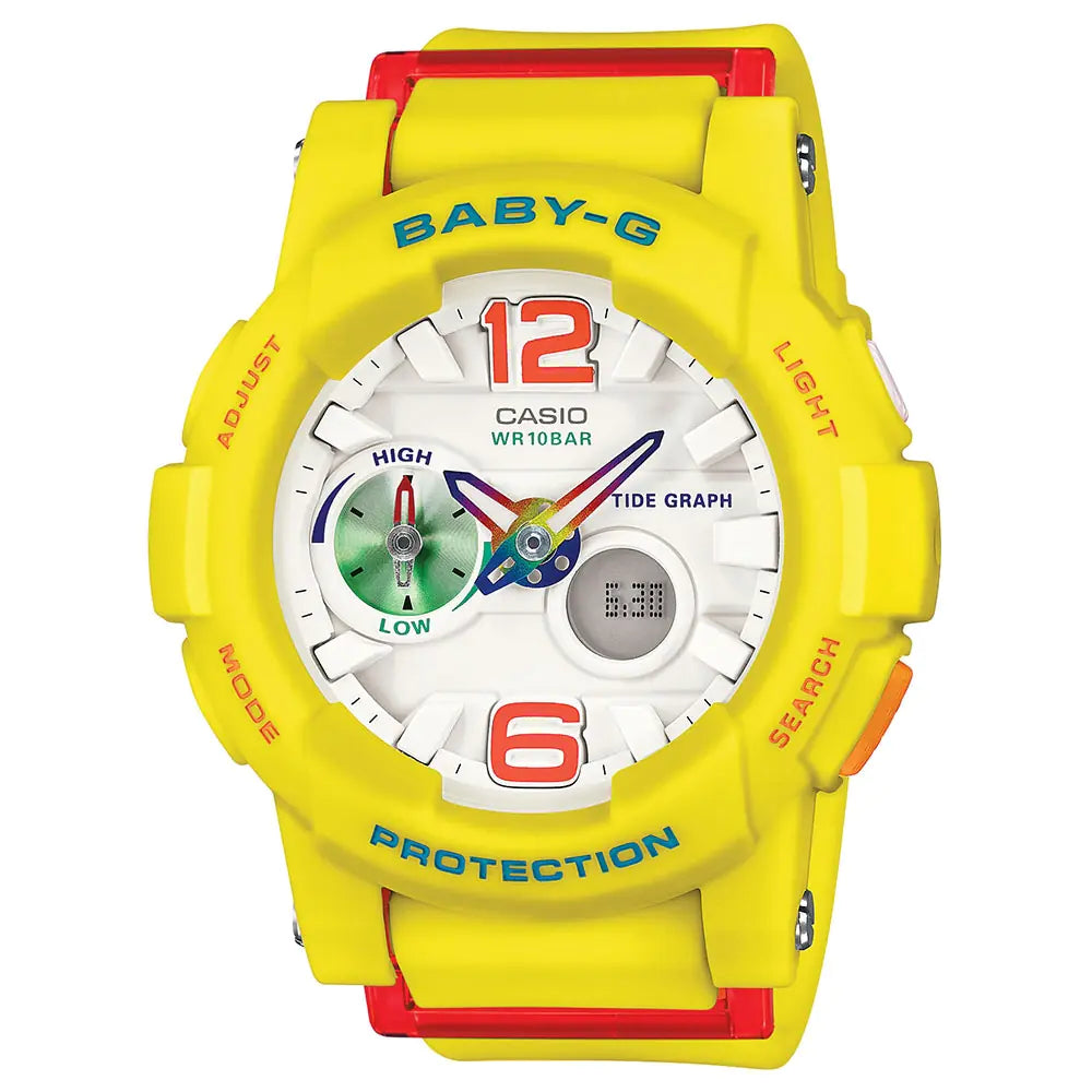 Baby-G BGA-180-9BDR Women’s Yellow Watch