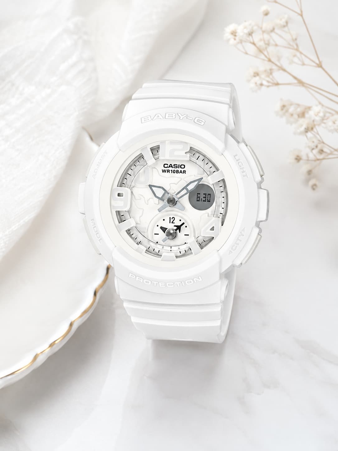 Baby-G BGA-190BC-7BDR Women White Watch