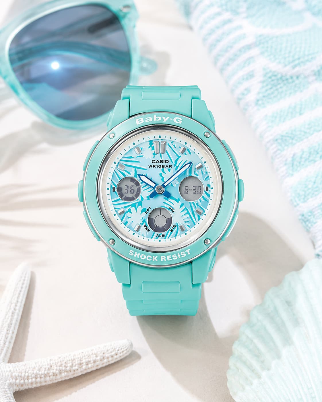 Baby-G BGA-150F-3ADR Women Green Watch