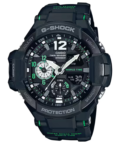 GA-1100-1A3ساعة جي شوك GA-1100-1A3 السوداء