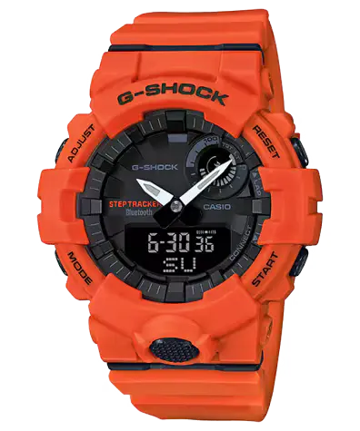 ساعة جي-شوك GBA-800-4A بلوتوث حمراء