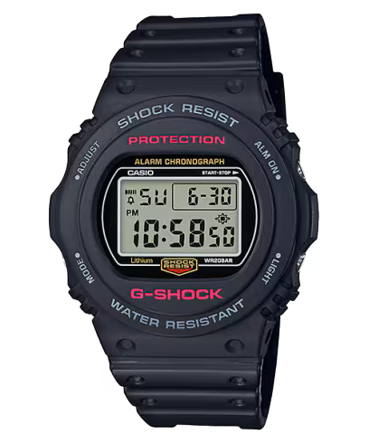 ساعة جي شوك DW-5750E-1 سوداء