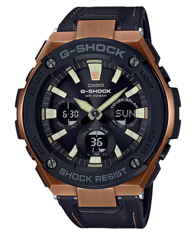 G-Shock GST-S120L-1A Solar Powered Black Watch