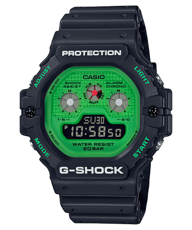 Casio G-Shock DW-5900RS-1 Black Retro Square Digital Watch