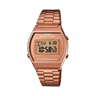 ساعة كاسيو B640WC-5A الذهبية الفولاذية