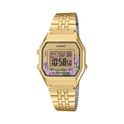 Casio LA-680WGA-4C Women's Gold Watch