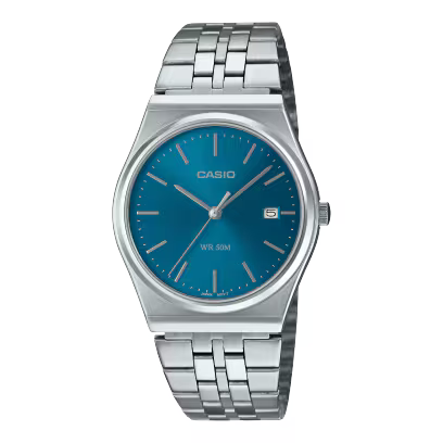 Casio MTP-B145D-2A2V Blue Steel Watch
