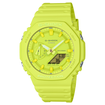Casio G-Shock Yellow Watch GA-2100-9A9DR