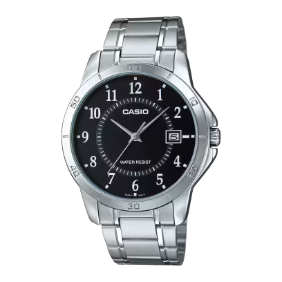 Casio MTP-V004D-1B Black Steel Watch