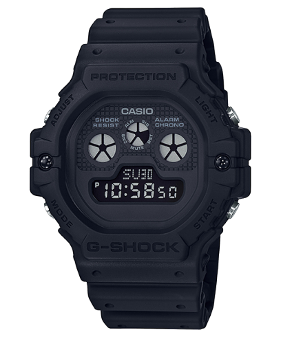 Casio G‑Shock Men’s Black Retro Square Digital Watch DW‑5900BB‑1DR