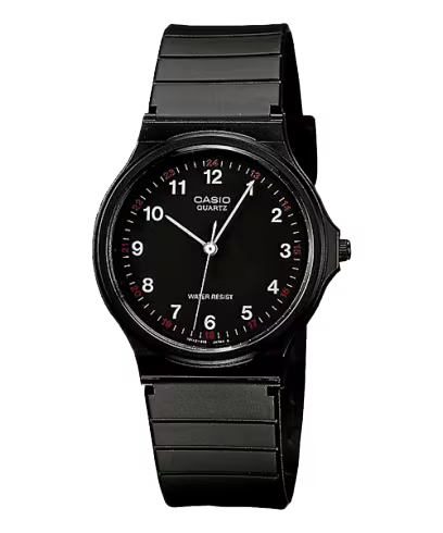 Casio MQ-24-1B Black Dial Analog Watch