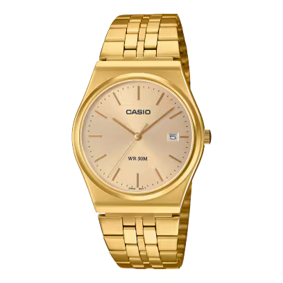 Casio MTP-B145G-9AV Gold Steel Watch
