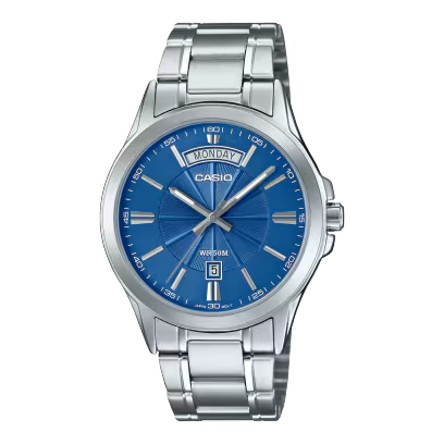 Casio MTP-1381D-2AV Blue Steel Watch