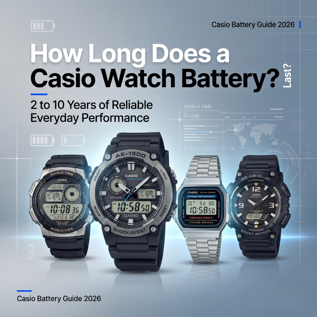 How Long Does a Casio Watch Battery Last?