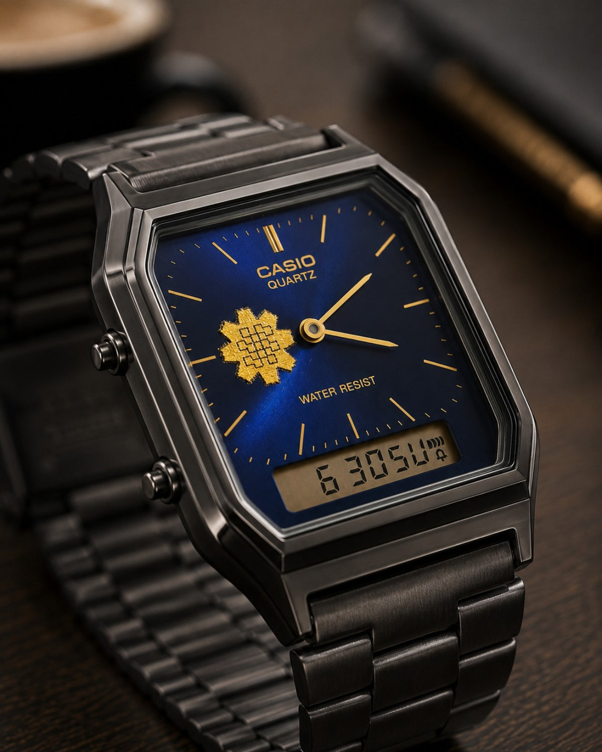 Casio Al Arfaj Flower Edition – Blue Dial Watch