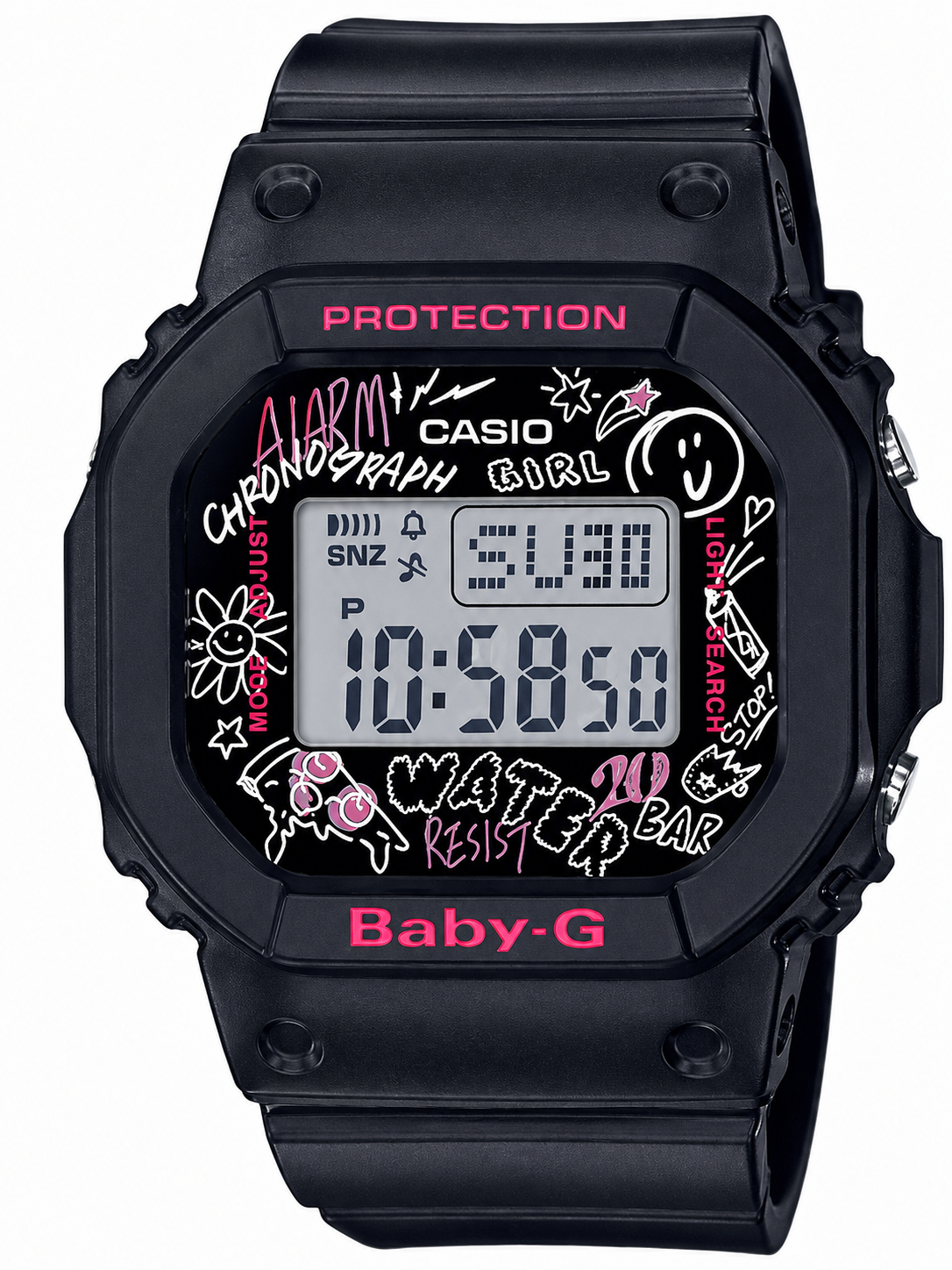 Baby-G BGD-560SK-1DR Women Black Watch