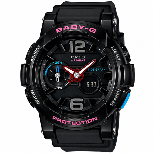 Baby-G BGA-180-1BDR Women Black Watch