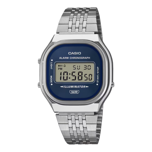 Casio A140WE-2ADF Blue Steel Watch