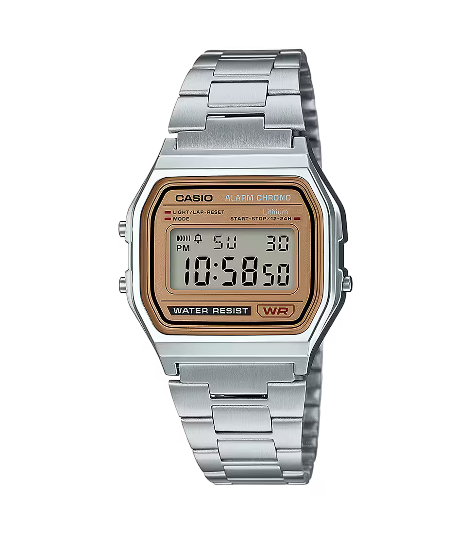 ساعة كاسيو A158WEA-9DF ستانلس ستيل