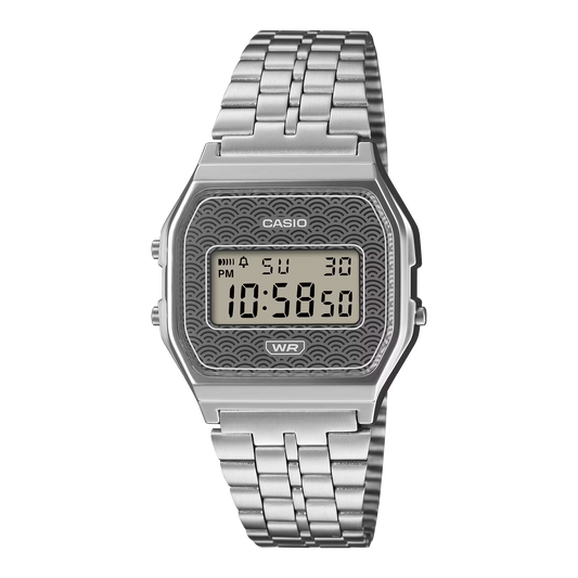 Casio A159WEVJ-7DR Silver Watch