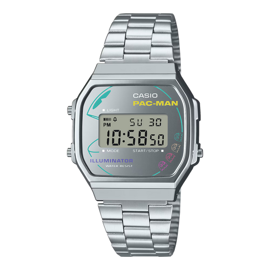 Casio A168WEPC-7A Silver Watch