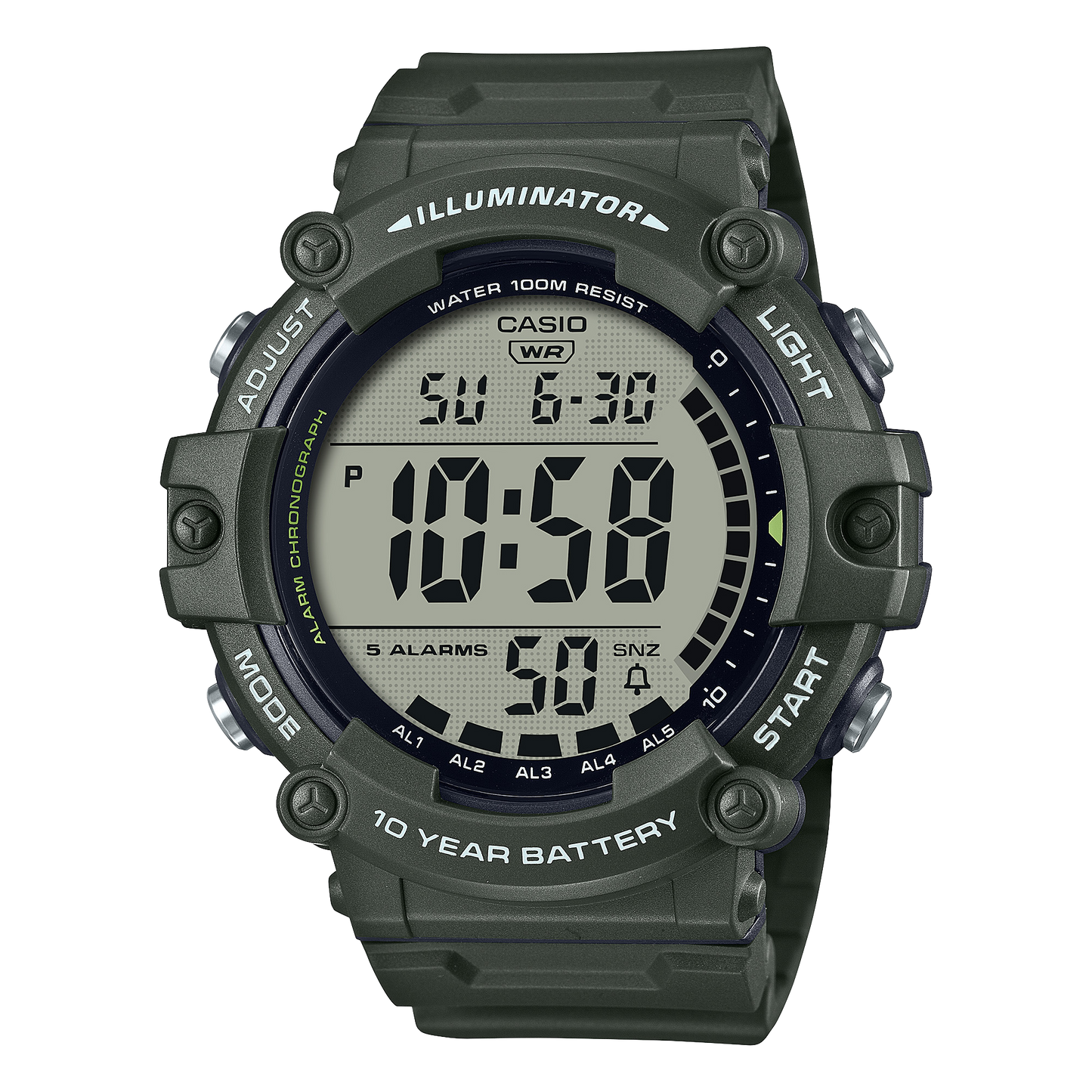 Casio AE-1500WHX-3AV Green Watch