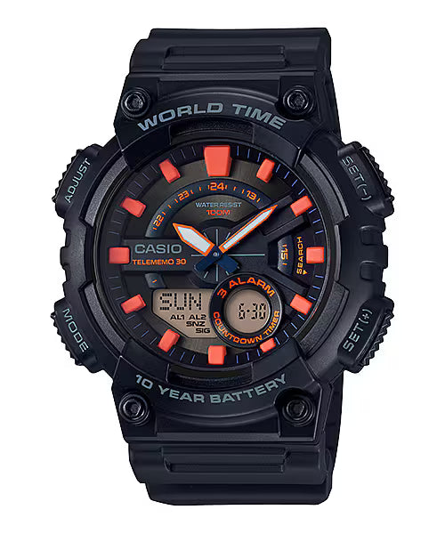 Casio AEQ-110W-1A2V Black Watch