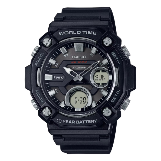 Casio AEQ-120W-1AV Black Watch