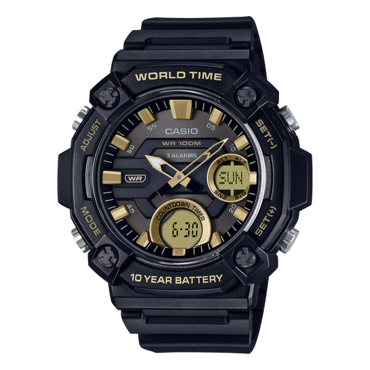Casio AEQ-120W-9AV Black Watch