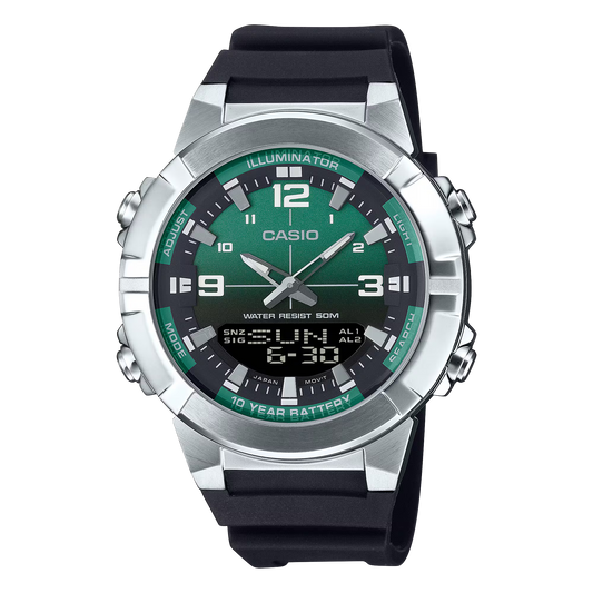 Casio AMW-870A-3AV Green Watch
