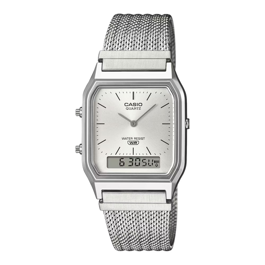 Casio AQ-230EM-7ADF Silver Steel Watch