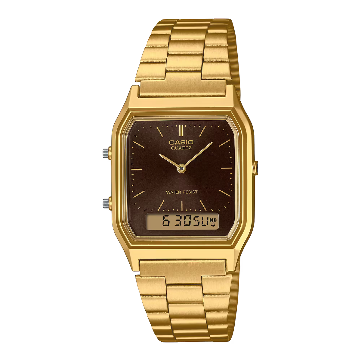 Casio AQ-230GA-5AMQYDF Gold Steel Watch