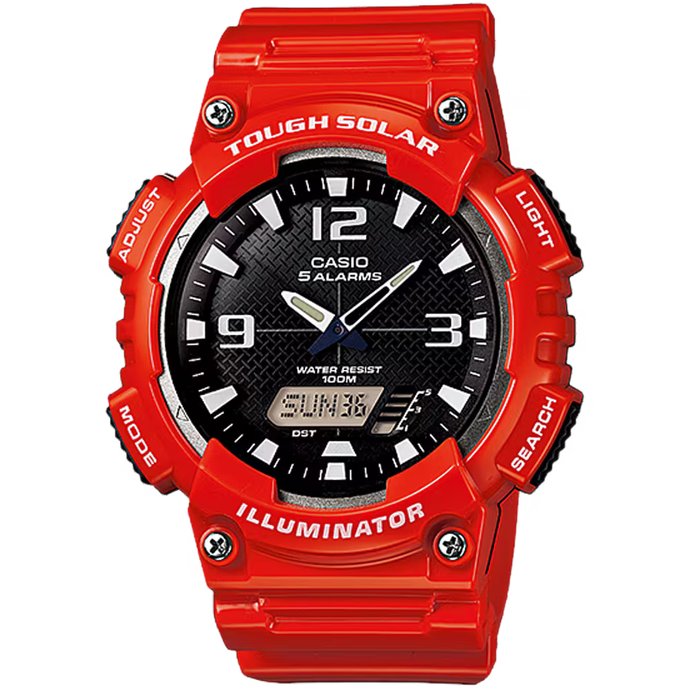 Casio AQ-S810WC-4AV Solar Red Watch