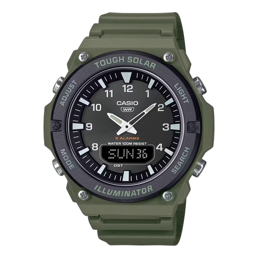 Casio AQ-S820W-3BVDF Solar Powered Green Watch