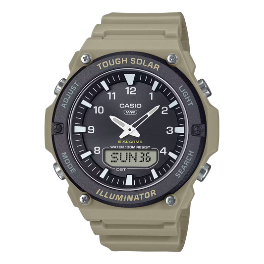 Casio AQ-S820W-5AVDF Solar Powered Brown Watch