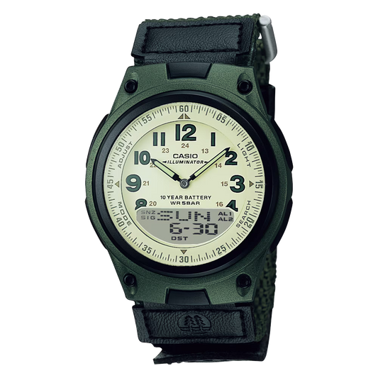 Casio AW-80V-3BV Green Watch