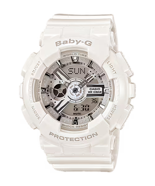 BA-110-Baby-G BA-110-7A3 Women White Watch