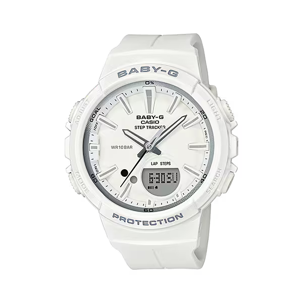 Baby-G BGS-100SC-7ADR Women’s White Watch