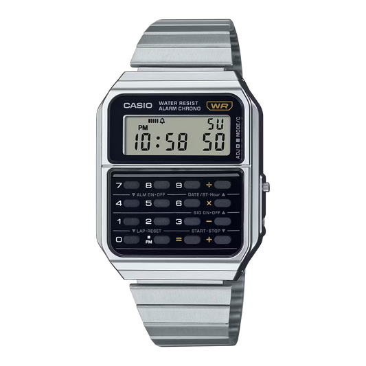 Casio CA-500WE-1ADF Silver Steel Watch