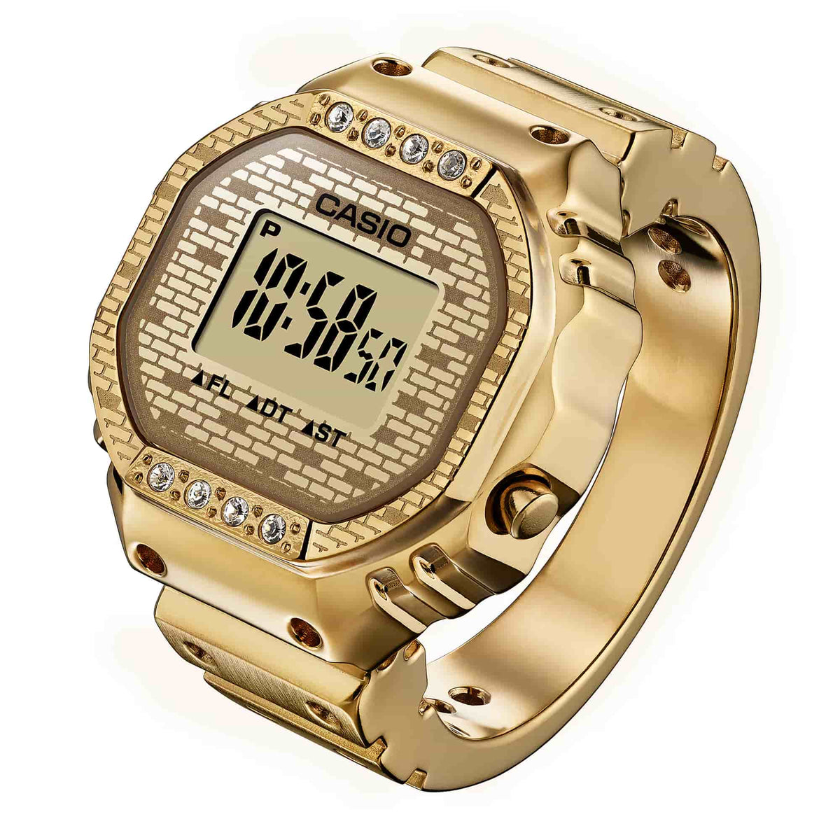 ساعة كاسيو CRW-001JB-9DR ستانلس ستيل ذهبية