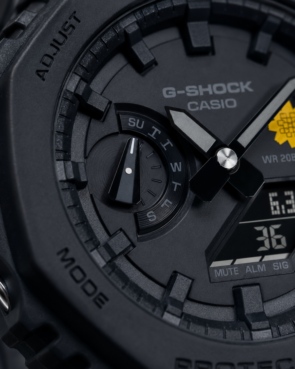 G-Shock Al Arfaj Flower Edition Customized GA-2100-1A1DR Watch