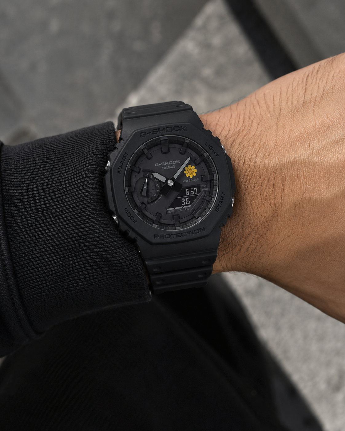 G-Shock Al Arfaj Flower Edition Customized GA-2100-1A1DR Watch