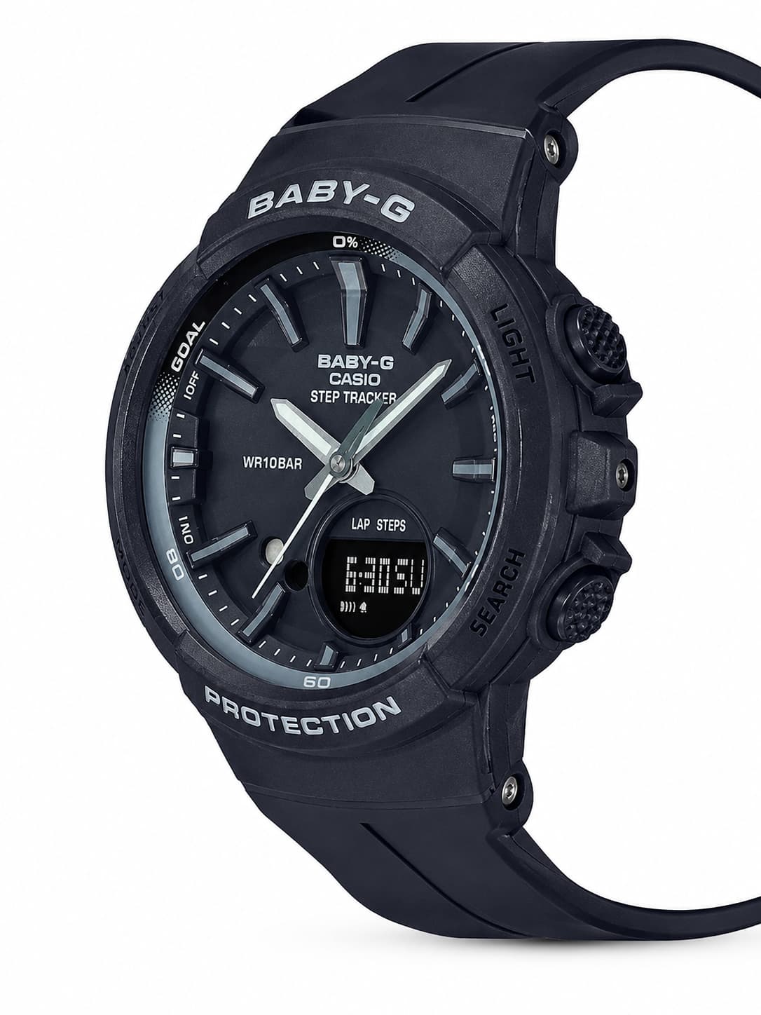 ساعة Baby-G BGS-100SC-1ADR السوداء النسائية