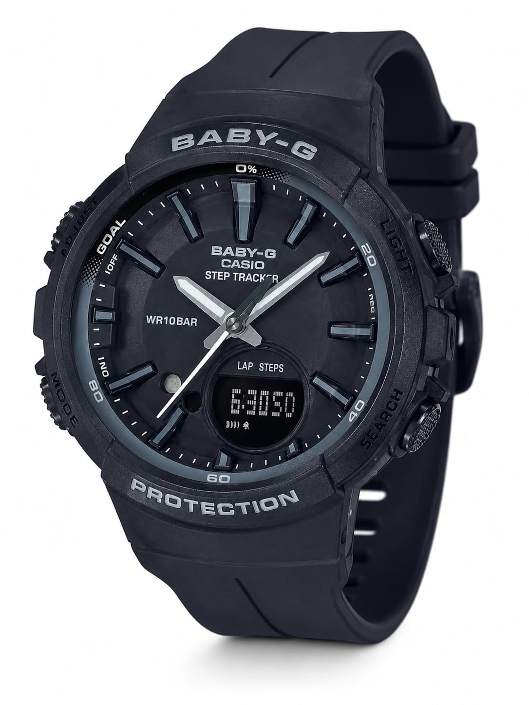 ساعة Baby-G BGS-100SC-1ADR السوداء النسائية