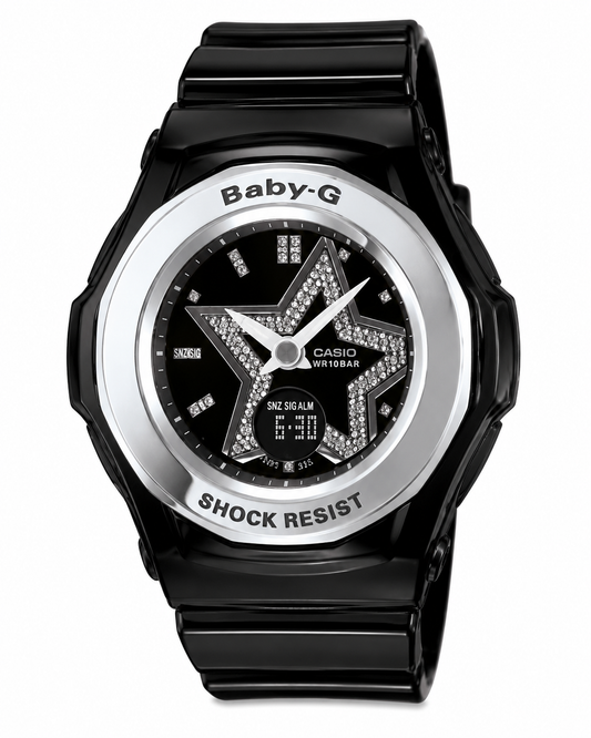 Baby-G BGA-103-1BDR Women Black Watch
