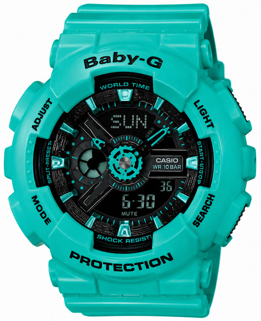 Baby-G BA-111-3ADR Women Green Watch