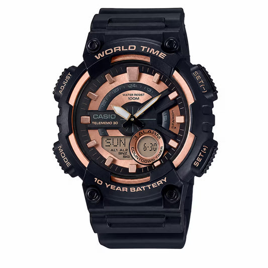 Casio AEQ-110W-1A3V Black Watch