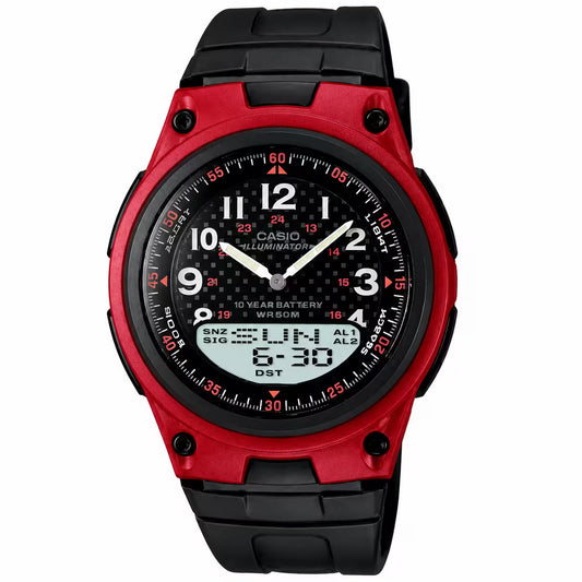 Casio AW-80-4BV Red Watch
