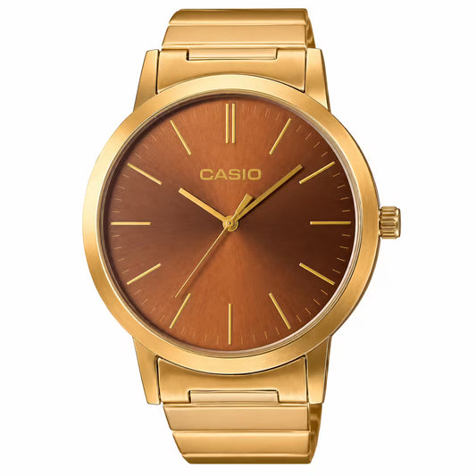Casio E118G-5A Brown Watch