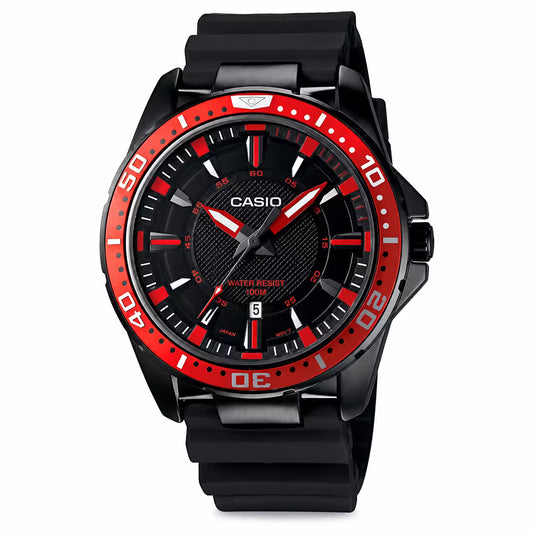 Casio MTD-1072-4AV Red Watch